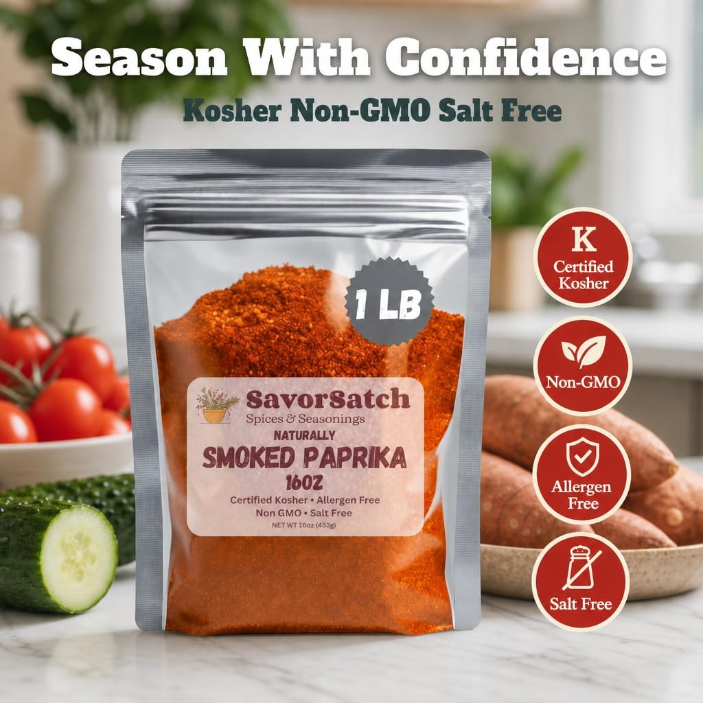SavorSatch Smoked Paprika – 16 oz
