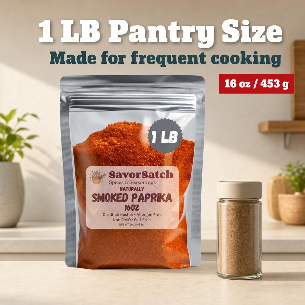 SavorSatch Smoked Paprika – 16 oz