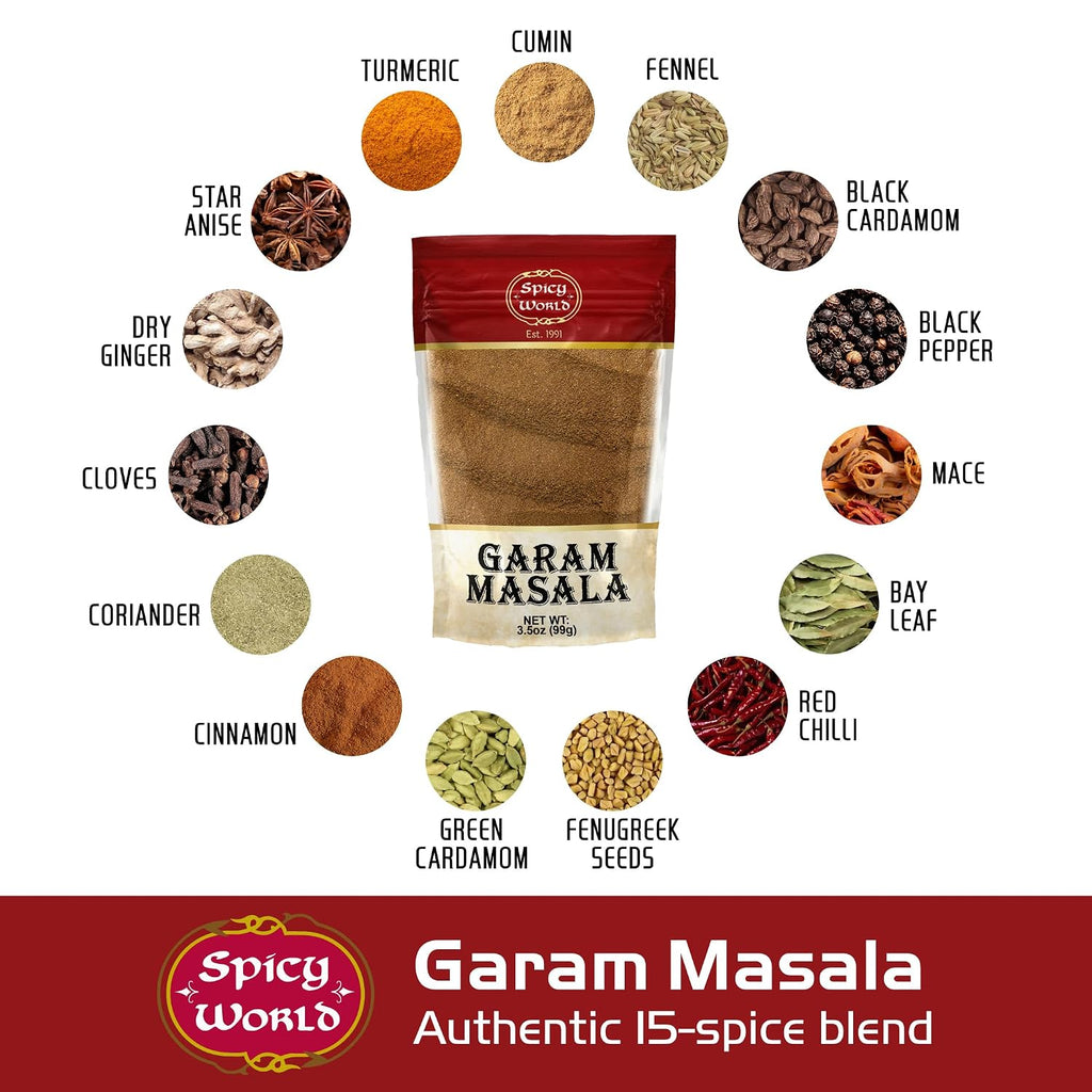 Spicy World Garam Masala Powder – 3.5 oz