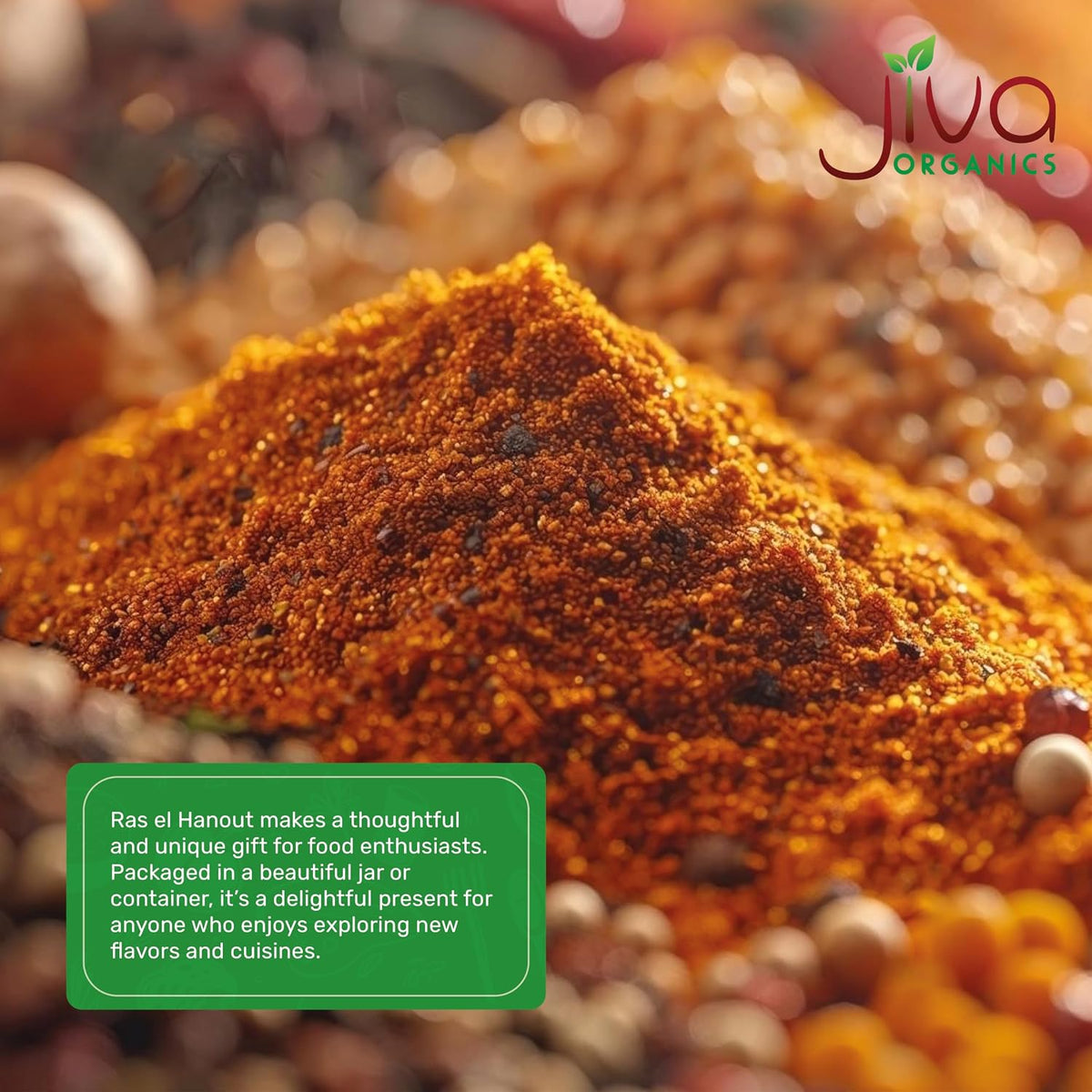 Jiva Organics Ras El Hanout Moroccan Seasoning – 1.75 oz