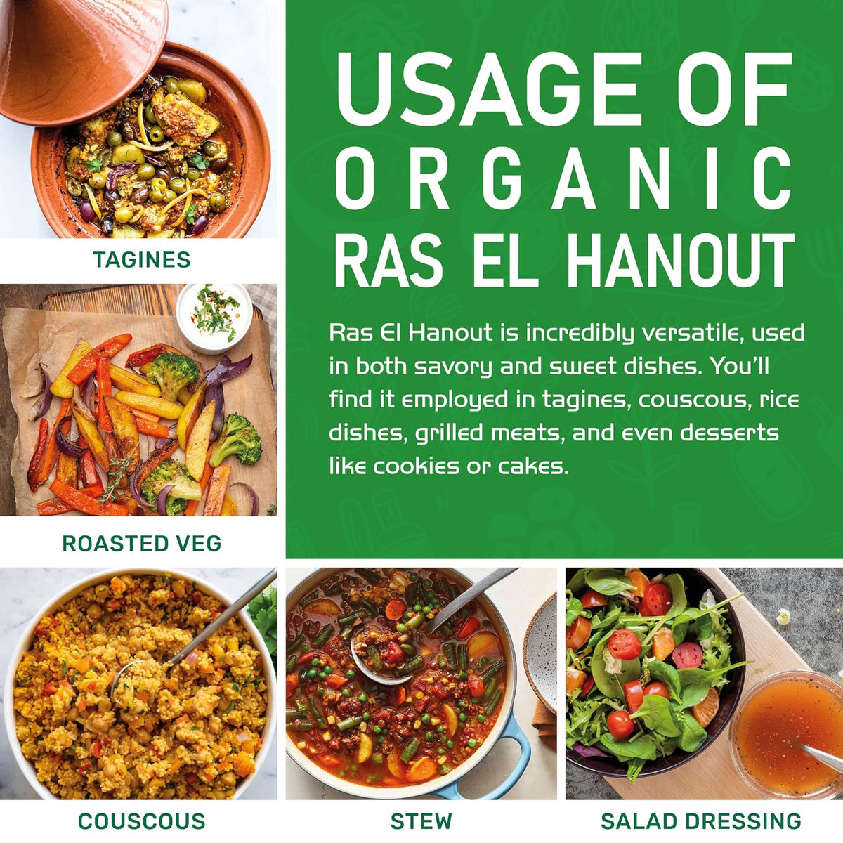 Jiva Organics Ras El Hanout Moroccan Seasoning – 1.75 oz