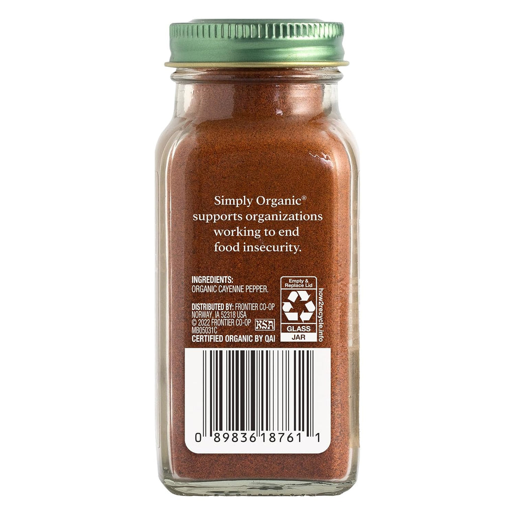 Simply Organic Cayenne Pepper – 2.89 oz