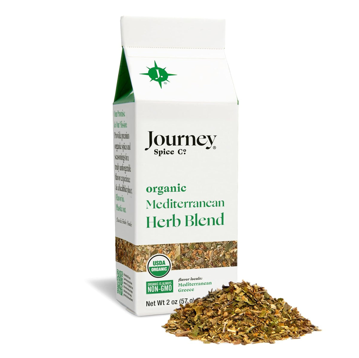 Journey Spice Co. Organic Mediterranean Herb Blend – 2 oz
