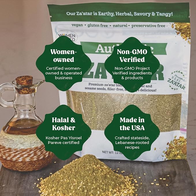 Terranean Herbs Authentic Za’atar – 12 oz